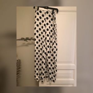 Polka dot culottes